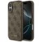 Guess 4G Classic Apple iPhone 17 hátlap tok, barna guhcp17sg4gfbr