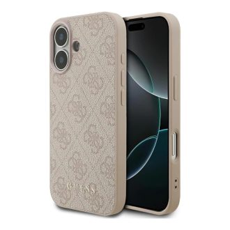   Guess 4G Classic Apple iPhone 17 hátlap tok, rózsaszín guhcp17sg4gfpi