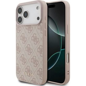   Guess 4G Classic Apple iPhone 17 Pro Max / iPhone 18 Pro Max hátlap tok, rózsaszín guhcp17xg4gfpi