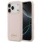 Guess Silicone Apple iPhone 17 Pro Max / iPhone 18 Pro Max hátlap tok, rózsaszín guhmp17xsmbslp