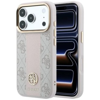   Guess MagSafe Apple iPhone 17 Pro Max / iPhone 18 Pro Max hátlap tok, rózsaszín guhmp18x6p4g4rcp