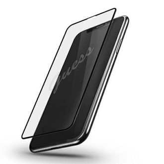   Guess logós 3D kijelzővédő üvegfólia iPhone 12 Pro / 12 készülékekre