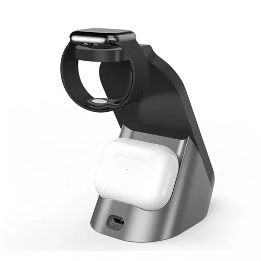 Tech-Protect H18 3 az 1-ben vezeték nélküli töltő állomás Apple készülékekhez