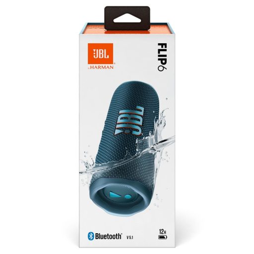 JBL Flip 6 Vízálló Bluetooth hangszóró KÉK