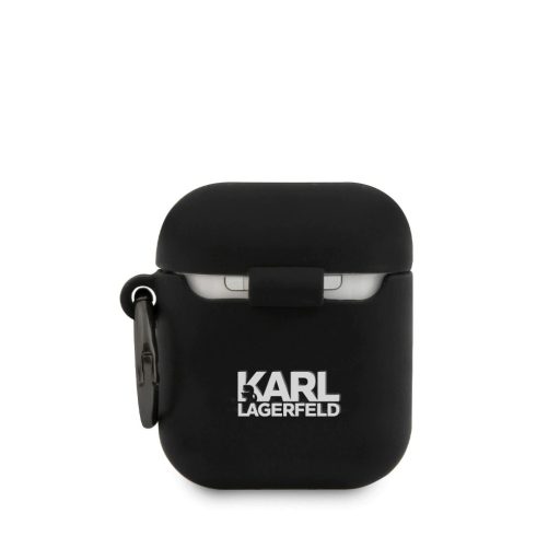 Karl Lagerfeld Choupette Apple Airpods tok FEKETE