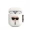 Karl Lagerfeld Apple Airpods tok FEHÉR
