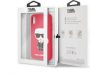 Karl Lagerfeld Szilikon soft-touch tok, hátlap PIROS iPhone XR