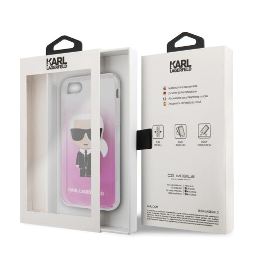 Karl Lagerfeld Karl mintás hátlap,tok iPhone 7 / 8 / SE