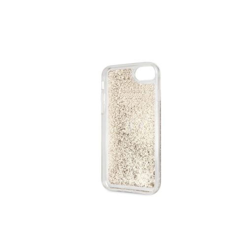 Karl Lagerfeld glitteres folyós tok, hátlap iPhone SE / 8 / 7