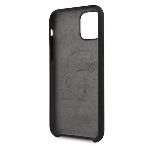 Karl Lagerfeld iPhone 11 Pro szilikon soft-touch tok, hátlap FEKETE