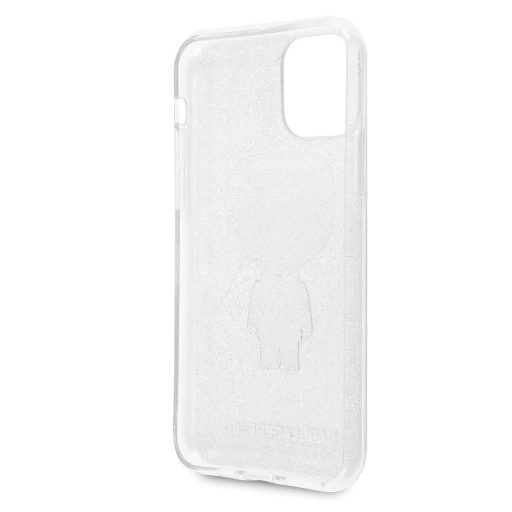 Karl Lagerfeld csillogós Karl mintás szilikon tok, hátlap iPhone 11 Pro