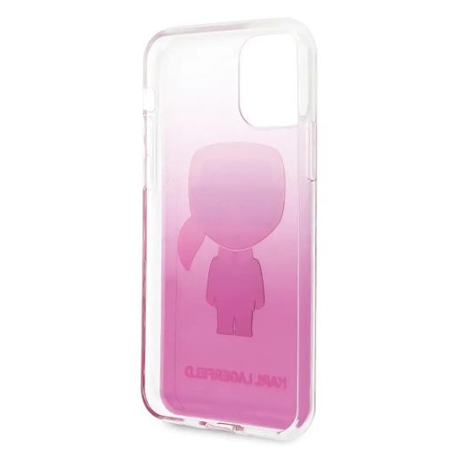 Karl Lagerfeld Karl mintás átlátszó szilikon tok, hátlap iPhone 11 Pro