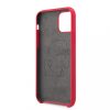 Karl Lagerfeld szilikon soft-touch tok, hátlap PIROS iPhone 11
