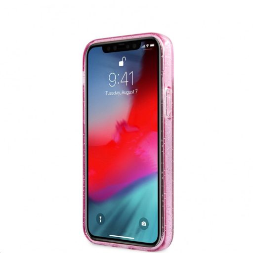 Karl Lagerfeld choupette mintás tok, hátlap RÓZSASZÍN iPhone 12 Pro Max
