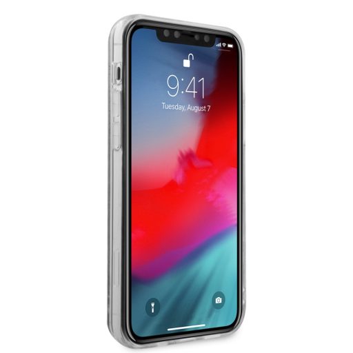 Karl Lagerfeld glitteres folyós tok, hátlap iPhone 12 Pro Max
