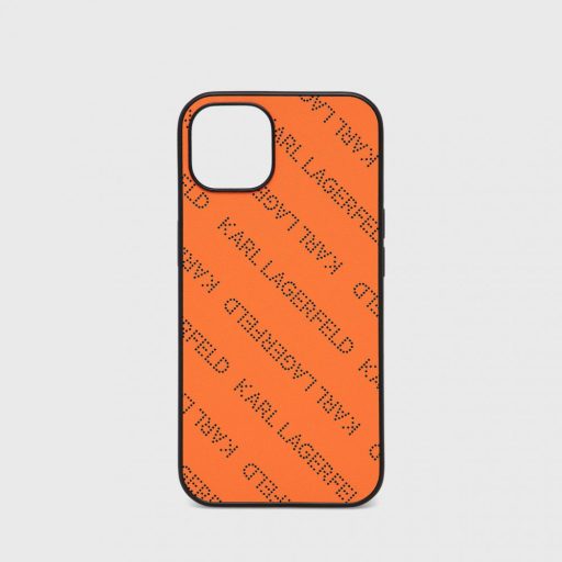 Karl Lagerfeld Choupette NARANCSSÁRGA iPhone 13 tok, hátlap