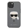 Karl Lagerfeld karl mintás SZÜRKE iPhone 13 Mini tok, hátlap