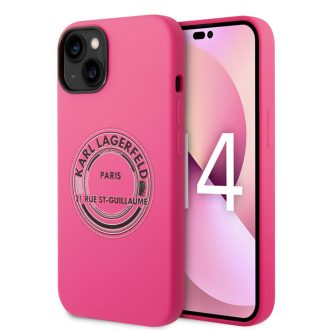   Karl Lagerfeld tok fekete klhcp14msrsgrcf Apple iPhone 14 Plus készülékhez