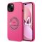 Karl Lagerfeld tok fekete klhcp14msrsgrcf Apple iPhone 14 Plus készülékhez