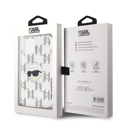 Karl Lagerfeld tok átlátszó klhcp15shklpkht Apple Iphone 15 készülékhez