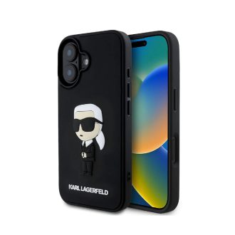   Karl Lagerfeld tok fekete klhcp16s3drkink Apple Iphone 16 készülékhez