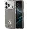 Karl Lagerfeld Apple iPhone 17 Pro / iPhone 18 Pro MagSafe kompatibilis hátlap tok, szürke klhmp17l6pfkclg