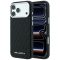 Karl Lagerfeld Apple iPhone 17 Pro / iPhone 18 Pro MagSafe kompatibilis hátlap tok, fekete klhmp18lpsklfofk