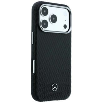   Mercedes Apple iPhone 17 Pro / iPhone 18 Pro tok, hátlap fekete mehmp18l25pfwwpk