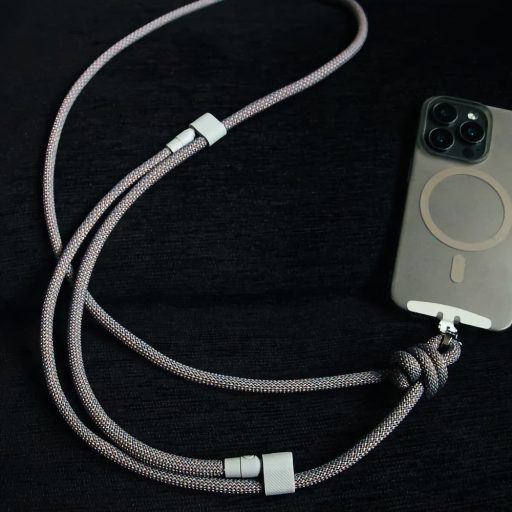 M.Craftsman Telefon Vállpánt Cross-Body Töltőkábellel Purple Blue