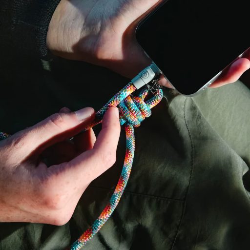 M.Craftsman Telefon Vállpánt Cross-Body Töltőkábellel Rainbow