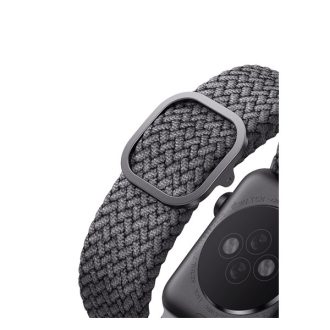 Uniq Aspen fonott szíj Apple Watch 42/44/45/49mm, szürke