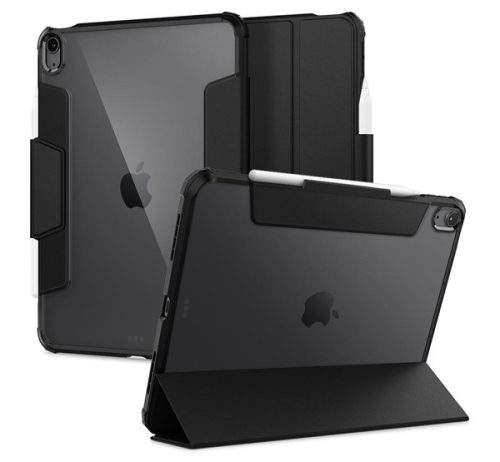 Spigen Ultra Hybrid Apple iPad Air 10.9" (2020/2022) oldalra nyíló tok, fekete