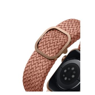   Uniq Aspen fonott szíj Apple Watch 38/40/41/42 mm, rózsaszín