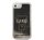 Karl Lagerfeld Liquid Glitter Gatsby hátlap tok Apple iPhone SE 2022/2020/8/7, fekete