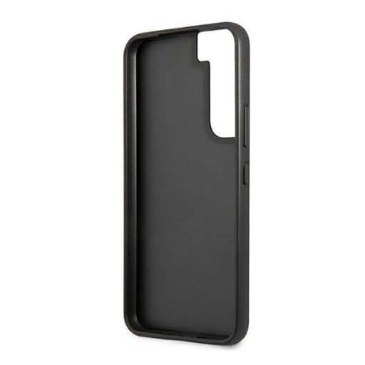 Guess PU 4G Metal Logo Samsung Galaxy S22 hátlap tok, szürke