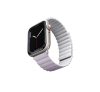 Uniq Revix mágneses szilikon szíj Apple Watch 38/40/41mm, lila/fehér
