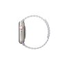 Uniq Revix mágneses szilikon szíj Apple Watch 38/40/41mm, lila/fehér
