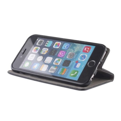 Magnet Apple iPhone 14 Pro Max mágneses flip tok, fekete