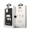 Karl Lagerfeld Head Liquid szilikon hátlap tok Apple iPhone 14, fekete KLHCP14SSLKHBK