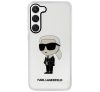Karl Lagerfeld Ikonik Samsung Galaxy S23 szilikon tok, átlátszó