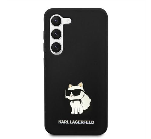 Karl Lagerfeld Silicone Choupette Samsung Galaxy S23 szilikon tok, fekete
