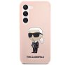Karl Lagerfeld Silicone Ikonik Samsung Galaxy S23 szilikon tok, rózsaszín