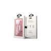 Karl Lagerfeld Liquid Glitter Big KL Apple iPhone 14 Pro hátlap tok, rózsaszín KLHCP14LLBKLCP