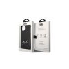 Karl Lagerfeld Signature Logo Cardslot Apple iPhone 14 hátlap tok, fekete KLHCP14SCSSK