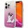 Karl Lagerfeld Choupette Fun Apple iPhone 14 Pro Max hátlap tok, rózsaszín KLHCP14XCFNRCPI
