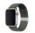 Phoner Spun Apple Watch csatos fonott szövet szíj, 38/40/41mm, zöld