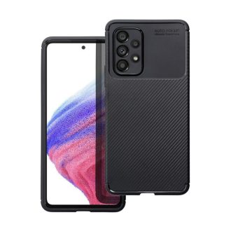   Forcell Carbon Premium hátlap tok,  Samsung Galaxy A54 5G , fekete