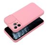 Slide Apple iPhone 11 Pro, kameravédős szilikon tok, rózsaszín