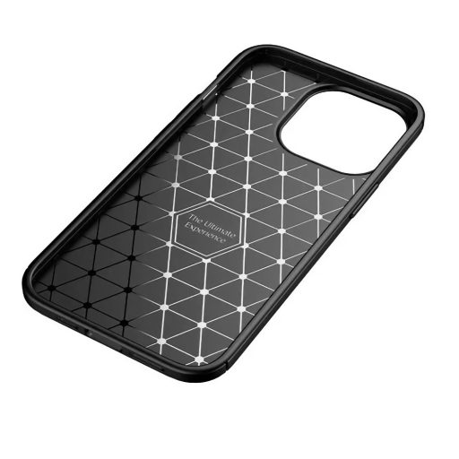 Forcell Carbon Premium hátlap tok Apple iPhone 15 Plus , fekete