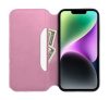 Dual Pocket Apple iPhone 15 Plus flip tok, rózsaszín